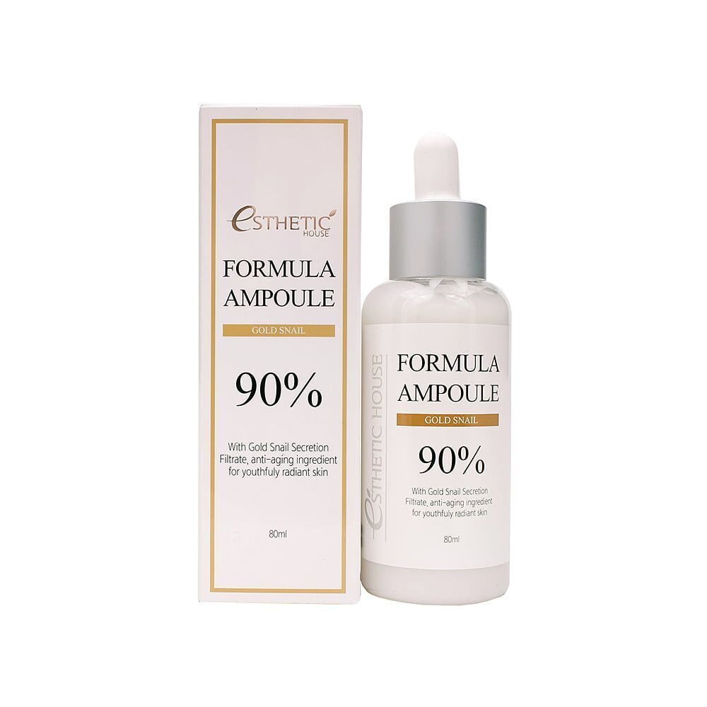 [ESTHETIC HOUSE] Сыворотка для лица с улиткой FORMULA AMPOULE GOLD SNAIL, 80 мл