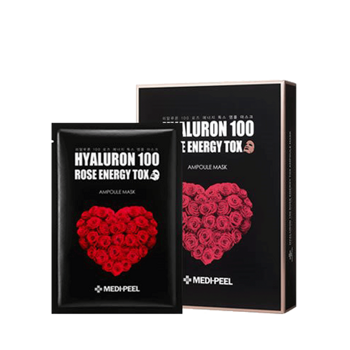 [MEDI-PEEL] Детокс-маска Hyaluron 100 Rose Energy Tox Torning Ampoule Mask 1 шт