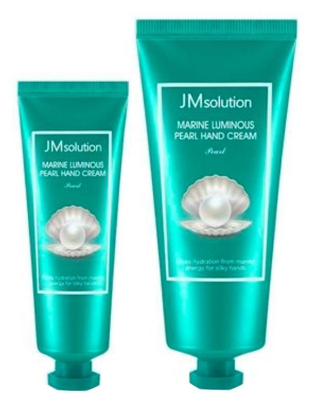 [JM Solution] MARINE LUMINOUS PEARL HAND CREAM PEARL 50мл+100мл